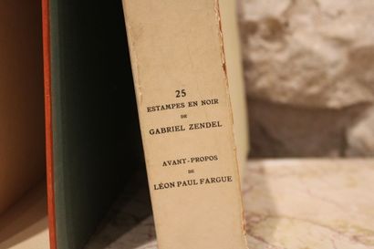 [CIRQUE], ZENDEL (Gabriel). Cirque. 25 estampes...