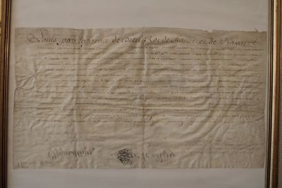 [BOURGOGNE] [MARANGE]- Pièce manuscrite in-folio...