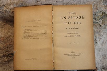 GOETHE. Works. Translation by Jacques PORCHAT....