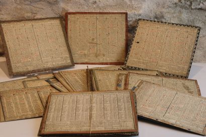 An II 
LOT de 18 'ALMANACHS DE CABINET du...