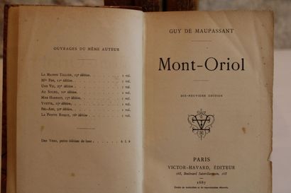 GUY DE MAUPASSANT, meeting of bindings
-...