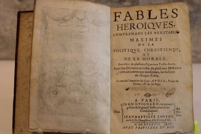 AUDIN (prieur de Termes et de la Fage). Fables...