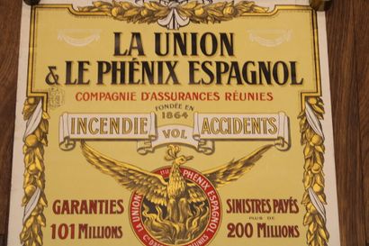 [POSTER], Original Antique Poster, Insurance...