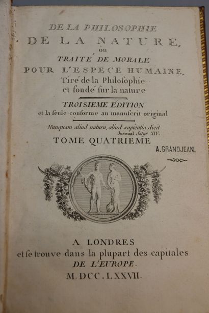 [DELISLE de SALES (Jean-Baptiste)] - De la...