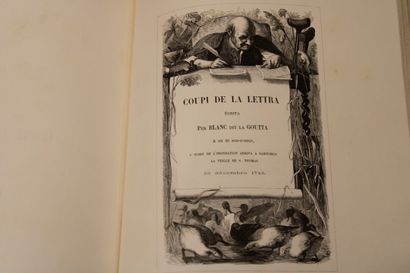 (REGIONALISM) DAUPHINE. BLANC says LA GOUTTE....