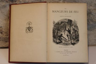 .
[CARTONNAGE], JACOLLIOT (Louis), Les Mangeurs...