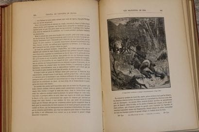 .
[CARTONNAGE], JACOLLIOT (Louis), Les Mangeurs...