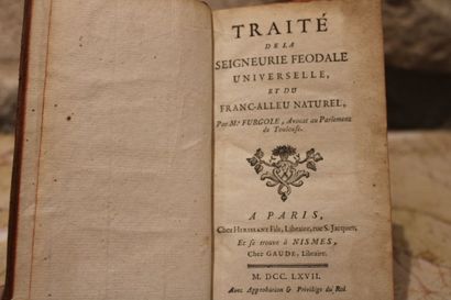[DROIT], réunion de 2 ouvrages, dont :

-...