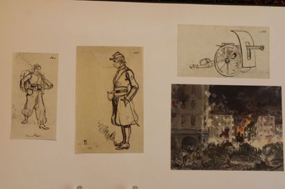 Albert ROBIDA. Album du siège et de la commune....