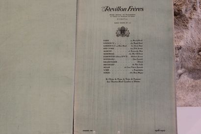 [PUBLICITE], CATALOGUE REVILLON FRÈRES, RENALDO...