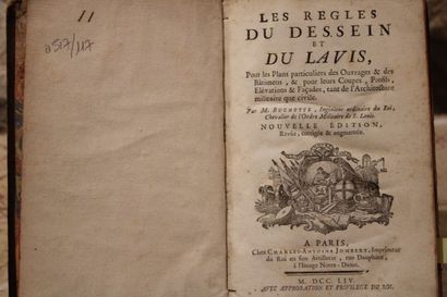 BUCHOTTE (N). Les Règles du dessein et du...