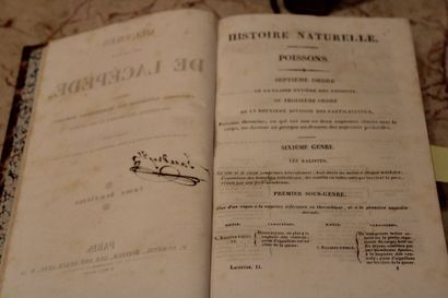 [SCIENCES], LACÉPÈDE (Comte de), OEUVRES...