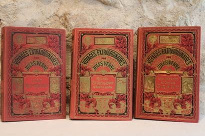 JULES VERNE, Meeting of 3 titles including...