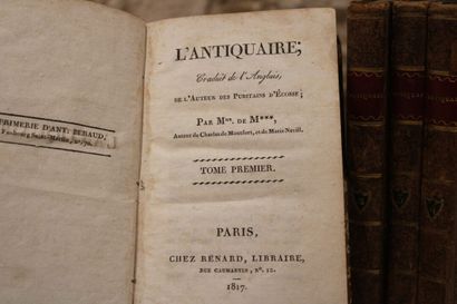 WALTER SCOTT, The Antiquary, translated from...