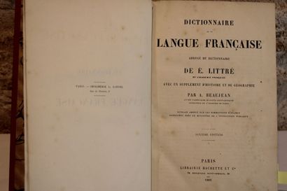 E. LITER. Dictionary of the French language...