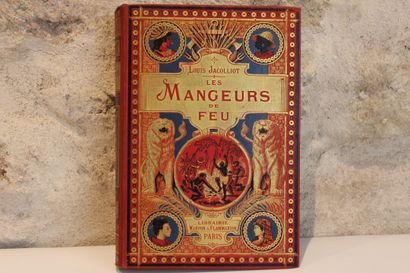 .
[CARTONNAGE], JACOLLIOT (Louis), Les Mangeurs...