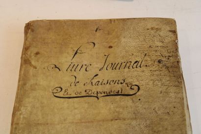 Réunion de deux registres du XVIIIe siècle...