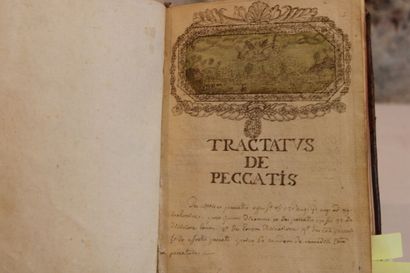 Recueil de deux traités en latin à l'usage...