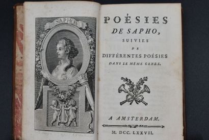 POESIES DE SAPHO, suivies de différentes...