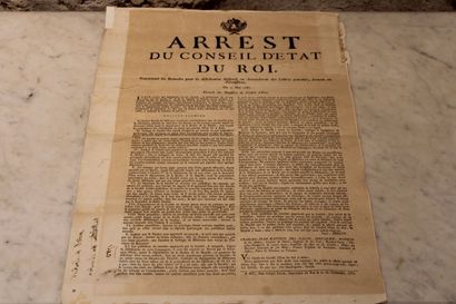 [Médecine & Pharmacie XVIIIe] - Arrest du...