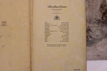[PUBLICITE], CATALOGUE REVILLON FRÈRES, RENALDO...