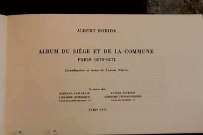 Albert ROBIDA. Album du siège et de la commune....