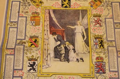 [POSTER], Rare Original canvas poster Belgian...