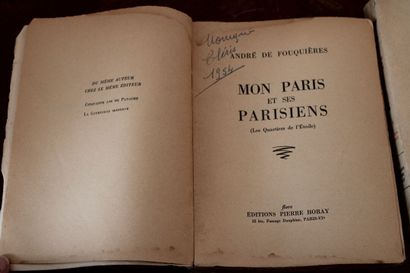 André de FOUQUIERES (1874-1959), My Paris...