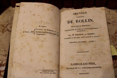ROLLIN (Charles), Complete works of Rollin....