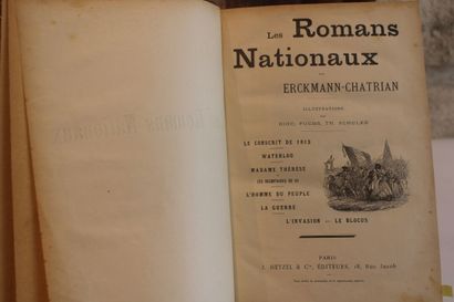 ERCKMANN-CHATRIAN , Les Romans Nationaux,...