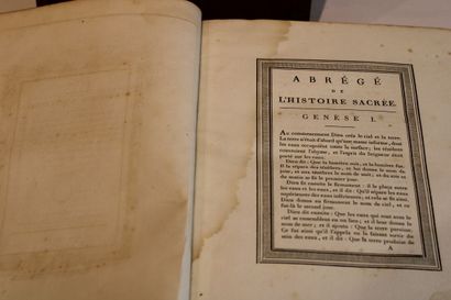 [VAUVILLIERS (M.)] : Abrégé de l'Histoire...