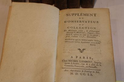 CONSERVATEUR (Le), ou Collection de morceaux...