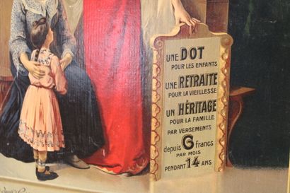 [POSTER] Original illustrated poster La MUTUELLE...