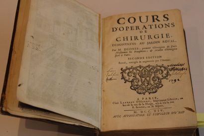 [MEDECINE] DIONIS, Cours d'opérations de...