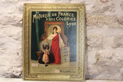 [POSTER] Original illustrated poster La MUTUELLE...