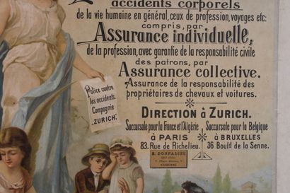 [Original Illustrated Poster, ZURICH Insurance...