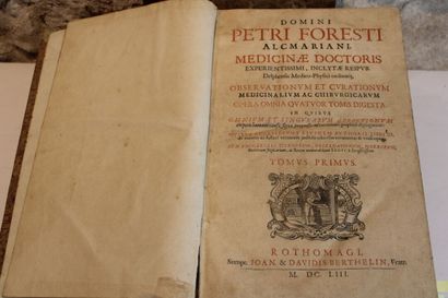 [MEDECINE], FOREEST (Pieter Van) (1522-1597)...