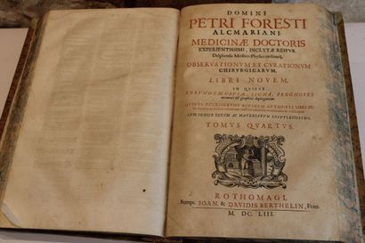 [MEDECINE], FOREEST (Pieter Van) (1522-1597)...