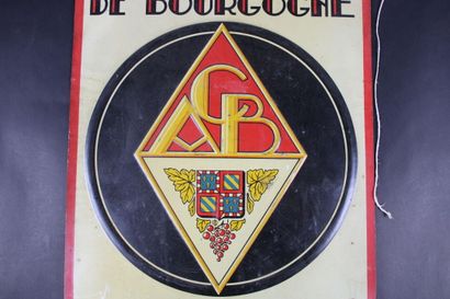 [ADVERTISING], Lithographed sheet metal of...