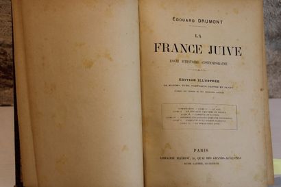 DRUMONT( Edouard). JEWISH FRANCE. Essay on...