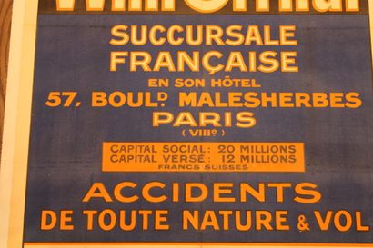 [POSTER], Original canvas poster Société...