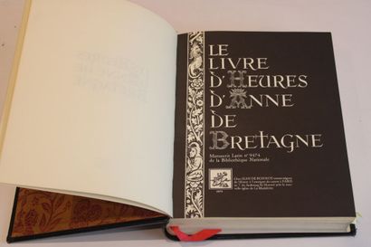 [ANNE DE BRETAGNE]. The Book of Hours of...