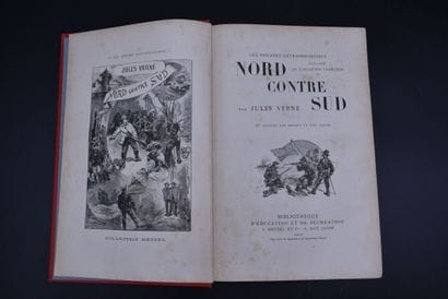JULES VERNE, NORD CONTRE SUD, Paris, Bibliothèque...