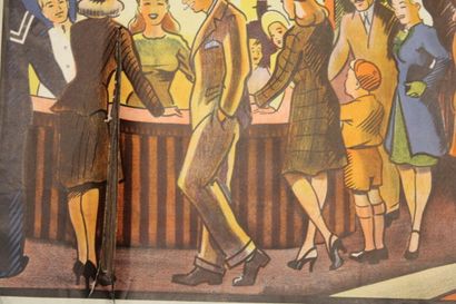 [POSTER], Original antique poster, La Fête...