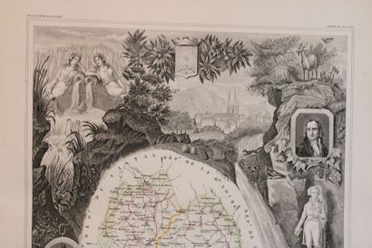 LEVASSEUR, Victor. ATLAS NATIONAL Illustré...
