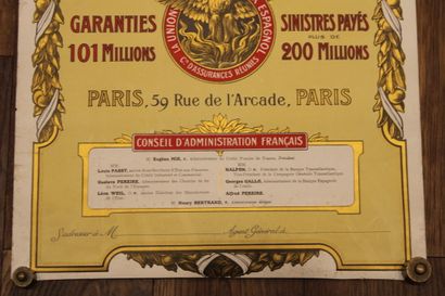 [POSTER], Original Antique Poster, Insurance...