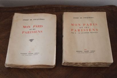 André de FOUQUIERES (1874-1959), My Paris...