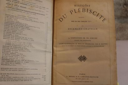 ERCKMANN-CHATRIAN , Les Romans Nationaux,...