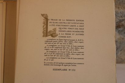 [CURIOSA], VATSYAYANA, Kama Soutra, Bois...