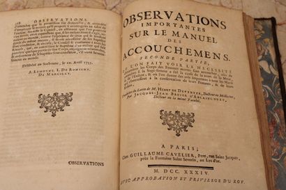 [OBSETRIQUIE], DEVENTER (Henry de), Observations...